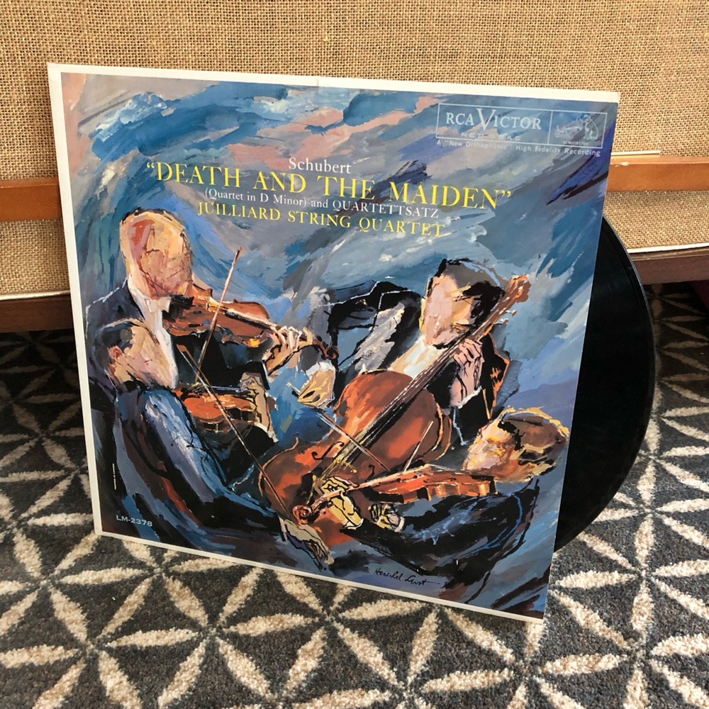 60's "Death and the Maiden" "Quartettsataz" Record - Classical Album - Schubert